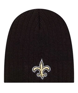 Infant New Orleans Saints New Era Black Mini Knit Hat - Picture 1 of 4