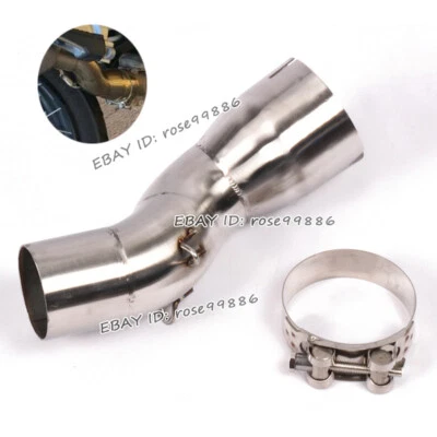 Tubo de enlace de escape medio de acero inoxidable para BMW R1200GS R1200GS ADV 2013-2019 Foto 1 de 4