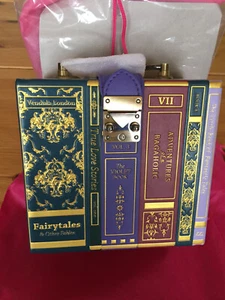 VENDULA LONDON : sac à main mod VENDULA SHAPED BOOK BAG - prix 350€ - RARE ! - Picture 1 of 11