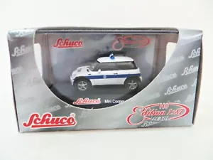 SCHUCO HO EDITION 1:87 'MINI COOPER THW POLICE CAR' MIB/BOXED - Picture 1 of 4