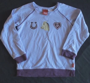 Small Paul 4 Girls Horse Shirt VGUC purple long sleeve BTS pony Frank - Picture 1 of 1