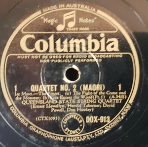 Queensland State String Quartet - Quartet No. 2 (Maori) - 1945 78rpm 12" record - Picture 1 of 2