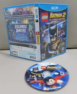 LEGO Batman 2: DC Super Heroes (Nintendo Wii U, 2013) Sin manual En muy buena condición Disco probado - Imagen 1 de 11