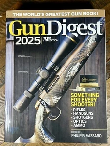 Gun Digest 2025 79th Edition Paperback Book Firearms Guide Rifles Ammo NEW - Picture 1 of 2