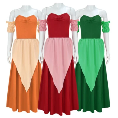 Cosplay Beauty and the Beast Prinzessin Maid Kleid Halloween Karneval Anzüge - Bild 1 von 4