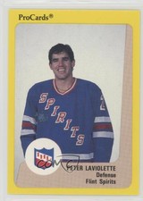 1989-90 ProCards AHL/IHL Blank Back Peter Laviolette #43