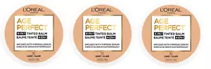 L'Oreal Age Perfect 4 in 1 Tinted Face Balm Foundation, 10 Light (3 Pack) - Picture 1 of 1