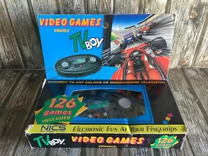 TV BOY by NICS 126 GAMES 1990s CLONE with BOX & RF LEAD TESTED WORKING - Picture 1 of 11