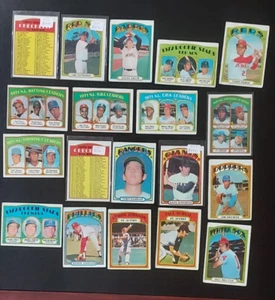 1972 Topps Baseball 42 Card Lot Tom Seaver, Fergie Jenkins, Yastrzemski, Fisk RC - Picture 1 of 12