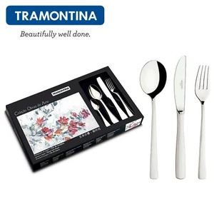 TRAMONTINA®Tafelbesteck 24tlg.Besteck Set Essbesteck 6 Personen Edelstahl BERLIN - Bild 1 von 6