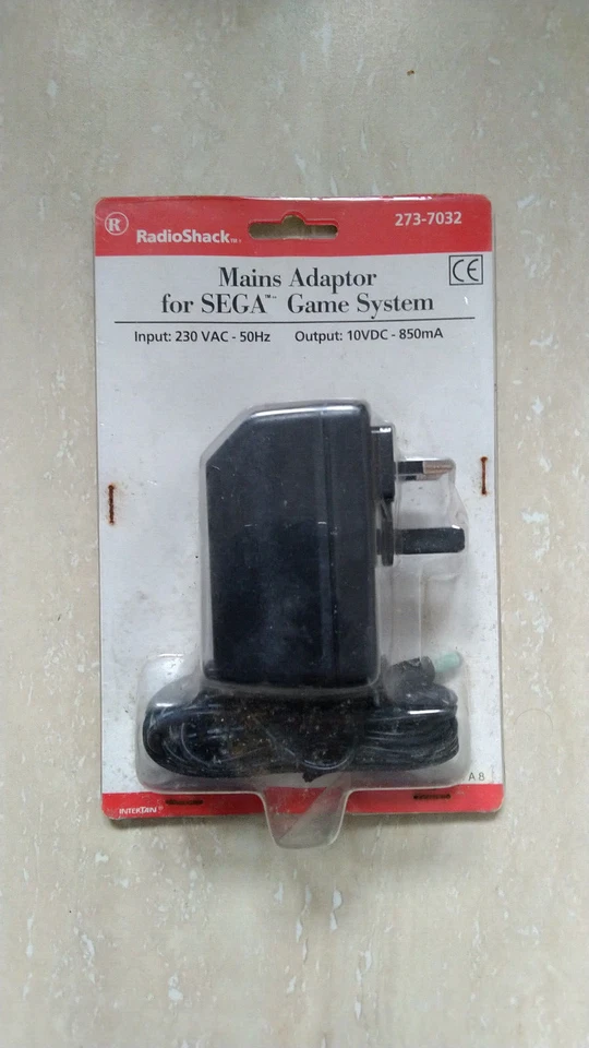 Radio Shack Sega Game System Mains Adaptor Power Supply - 273-7032 - - Image 1 of 1