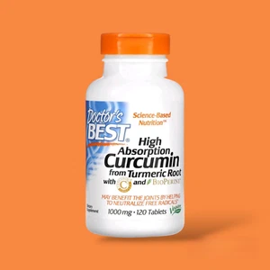 Doctor's Best Curcumina de Alta Absorción, 1000mg, 120 Comprimidos - Imagen 1 de 2