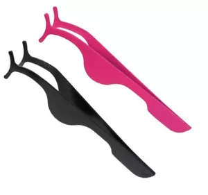 NEW SASSY + CHIC EYELASH EXTENSION APPLICATOR - BLACK OR PINK - FREE SHIP - Picture 1 of 5
