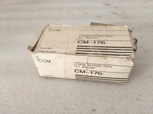 ICOM CM - 176 LITH. 12V 3600MAH 44WH LITHIUM BATTERY 00403 MADE IN JAPAN - Picture 1 of 22