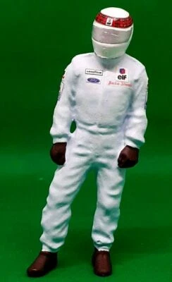 Jackie Stewart Tyrrell 006 1973 world champion pilot Mini DRIVER FIGURE 1:18 - Immagine 1 di 4