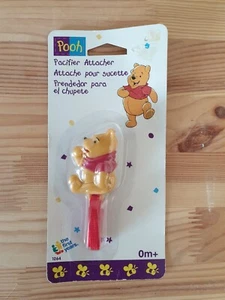 Vintage Disney Baby Winnie The Pooh Pacifier Attacher The First Years #1264 - Picture 1 of 3