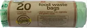 Tidyz Compostable Biodegradable Food Waste Caddy Liner Bin Bags 5L 10L EN13432 - Picture 1 of 3