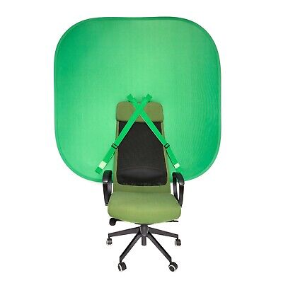 Pop Up Chair Green Screen - Portable Collapsible Chroma Key Background 148cm • 24.79£