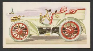 Original 1960s UK Trade Card featuring Mercedes 35 H.P. 6 litres Car - Foto 1 di 1