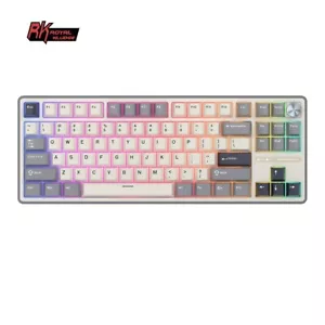 RK R87 Pro Wired Mechanical Gaming Keyboard with Hot Swappable Knob Brown Switch - Picture 1 of 9