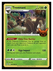 Pokemon Trevenant 017/196 2023 Trick or Trade Halloween Trick or Treat Holo Rare - Picture 1 of 1
