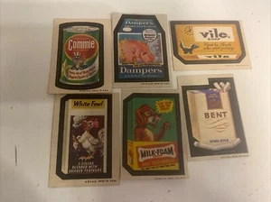 1970’s Topps Wacky Packages Sitcker Lot Of 6 Made In USA - Picture 1 of 4