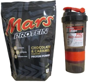 MARS - FLAVOUR PROTEIN POWDER WHEY SHAKE 450G & Shaker - Bild 1 von 2