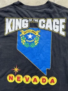 King of the Cage Battle Born Nevada T Shirt 2XL Bloodfist Battlegear Made In USA - Picture 1 of 6
