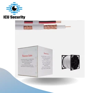 500ft RG59 Siamese Coax Cable 20AWG+18/2 CCTV Security Camera Bulk Wire - Picture 1 of 8