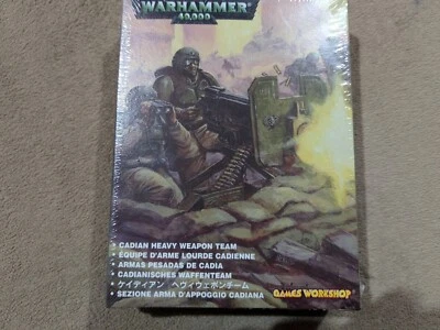 Warhammer 40K Cadian Heavy Weapon Team – New Sealed Box Astra Militarum - Image 1 of 2