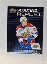 2018-19 18-19 UD Upper Deck CHL Scouting Report #SR-19 Trey Fix-Wolansky