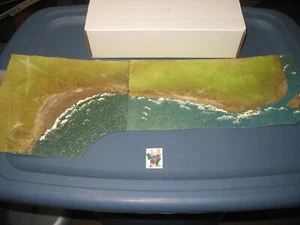 =Axis Allies War at Sea 3D (Relatively Flat) Custom 2 Pieces 1 Long 1 Corner= 17 - Picture 1 of 1