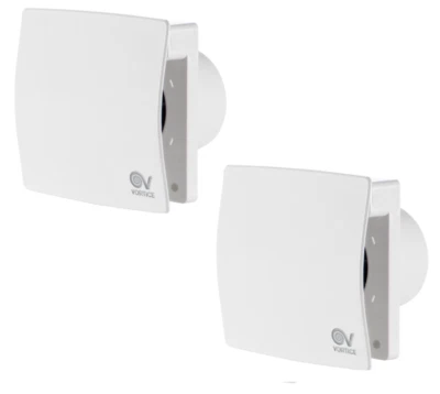 2 ESTRATTORE ASPIRATORE ARIA DA MURO CUCINA BAGNO VORTICE 11314 MEX 100/4" TIMER