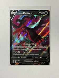 Galarian Moltres V 097/198 Chilling Reign Ultra Rare Holo Pokemon TCG Card NM - Picture 1 of 2