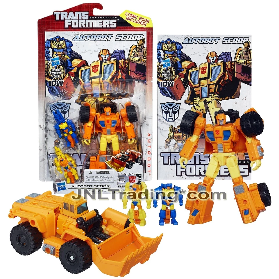 Yr 2013 Transformers Generations Thrilling 30 Deluxe Class Figure AUTOBOT SCOOP - Image 1 of 1