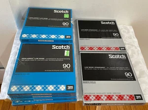 9 Scotch Magnetic Tape 229 Highlander /low noise+ 2 magnetic tape 212  dynarange - Picture 1 of 12