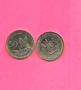 LESOTHO 2018 50 LICENTE UNCIRCULATED-UNUSED MINT-BU MODERN COIN - Picture 1 of 1