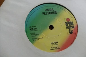 LINDA FLECHER 1978 HUSH 45 rpm 7" SINGLE EXL VINYL RECORD - Picture 1 of 2