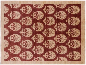 4 Fuß 10 Zoll x 6 Fuß 6 Zoll Gabbeh Handgeknüpfter Wollteppich - H8320 - Bild 1 von 7