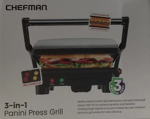 Chefman 3-1 Panini Press Grill - Picture 1 of 14