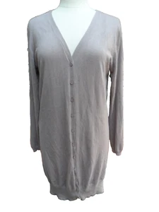 Customized For The Crowd Cashmere Silk Mix, Long Cardigan Size: L, 36-38in Chest - Picture 1 of 20