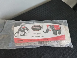 Original Rockford Red Heel Monkey Socks 2 Pair Size Large 10-11 #6851-2 Unopened - Picture 1 of 3