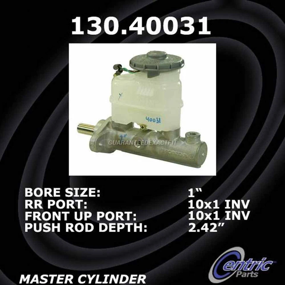For Acura Integra TL Honda Prelude 1997-2001 Centric Brake Master Cylinder GAP - Image 1 of 3