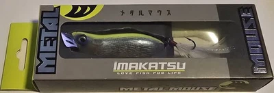 Ratón de metal Imakatsu Topwater #815 gráfico fuerte 15 gramos nuevo en paquete Foto 1 de 3