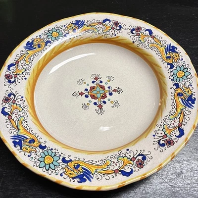 Juego de 2 platos Meridiana Ceramiche Hechos en Italia Pintados a Mano ¡De Colección!! Foto 1 de 4