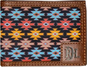 Western Trenditions Llc roter Schmutzhut Southwest Canvas faltbare Geldbörse neu - Bild 1 von 5
