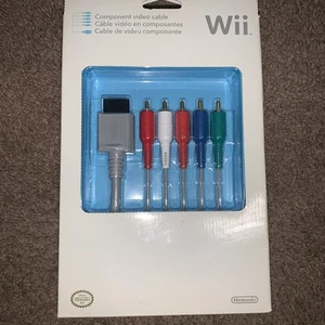Nuevo en caja Raro Nintendo Wii OEM Componente Cables de Video Rojo/Azul/Verde De Colección Cables AV - Imagen 1 de 9