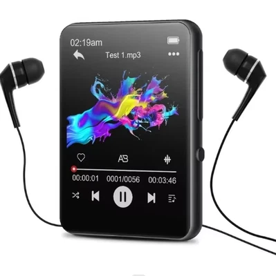 Lettore MP3 Da 32GB Con Bluetooth 5.0, Lettore MP3 E MP4 Touchscreen Completo Da - Immagine 1 di 4