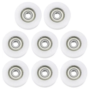 8x Kugellager 6x30x9mm Doppelt Geschirmt Nylonrolle Weiß für Möbel - Bild 1 von 6
