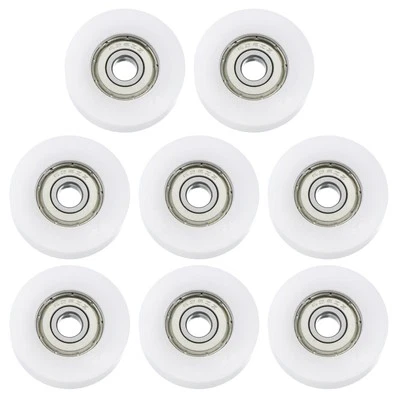 8x Kugellager 6x30x9mm Doppelt Geschirmt Nylonrolle Weiß für Möbel - Bild 1 von 4